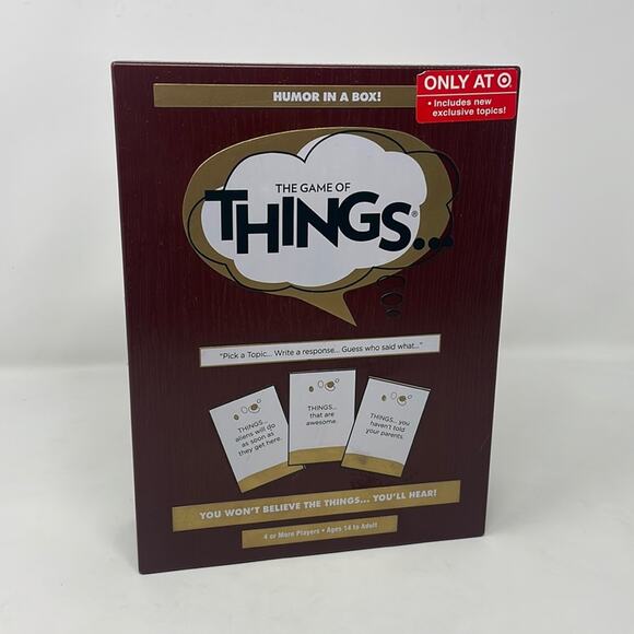 Other - NIB The Game of Things card game